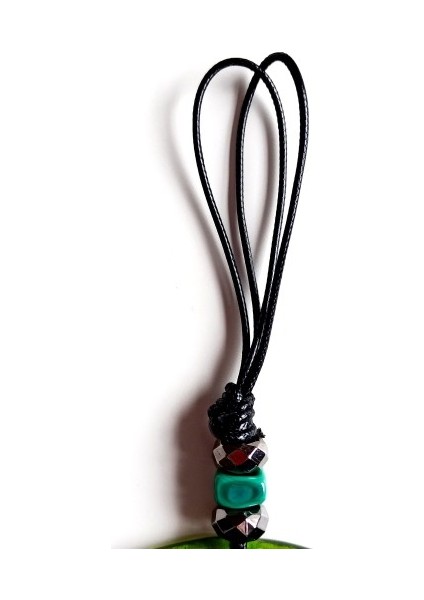 Mavi Nazar Boncuklu Şeffaf Yeşil El Yapımı Duvar Süsü Tdrtr fiyatları