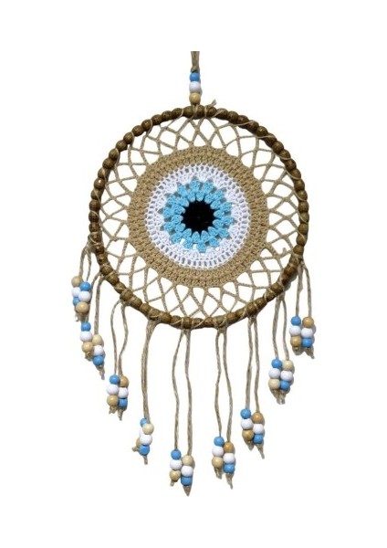 Örgülü Duvar Süsü Capucino Kahvesi Duvar Süsü Boncuklu Tdrtr