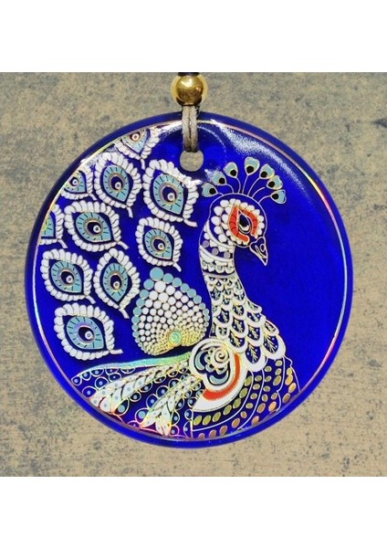 Tavus Kuşu Şekilli Yaldızlı Duvar Süsü Cam Hediyelik Dekor Tdrtr fiyatları