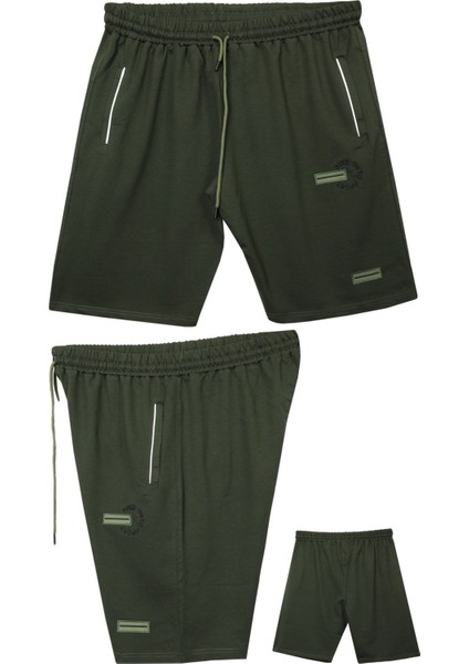 Erkek Büyük Beden Battal Boy 110 - 150 Kilo Arası Için Uygun Likralı Penye Şort