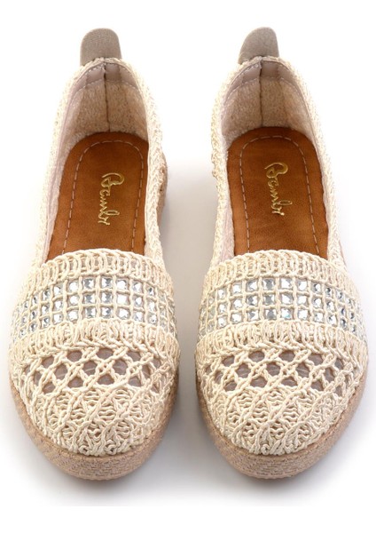 Beyaz Kadın Espadril K01823123787 fiyatları