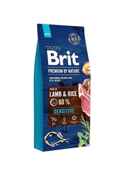 Brit Premium Nature Sensitive Kuzulu Yetişkin Köpek Maması 15 kg