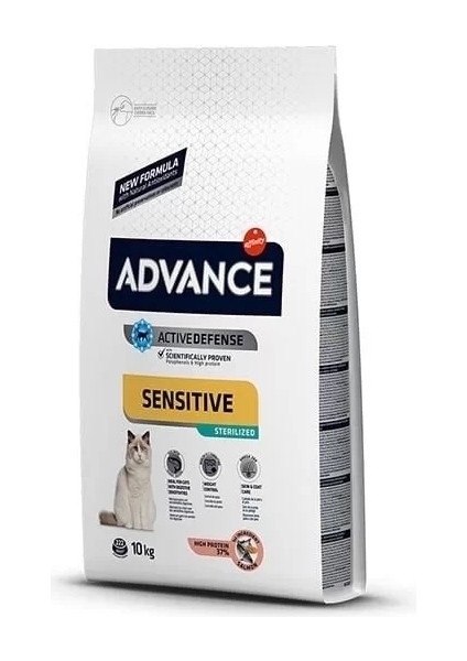 Advance Sensitive Somonlu Hassas Kısırlaştırılmış Kedi Maması 10 kg