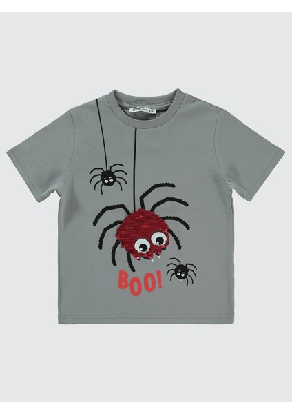 Erkek Çocuk Tişört 2-5 Yaş Gri