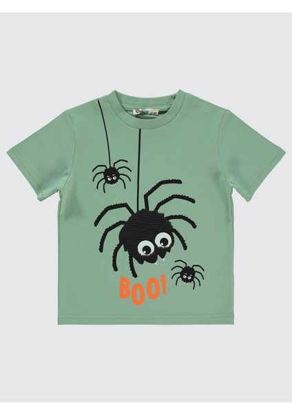 Erkek Çocuk Tişört 2-5 Yaş Soft Haki