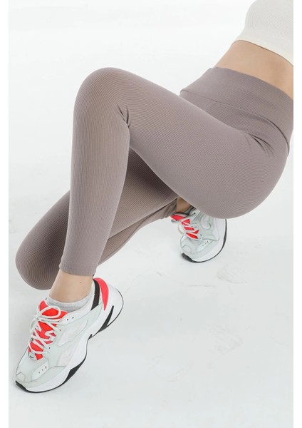 Beruflic Vizon Yüksek Bel Fitilli Tayt 0608 modelleri