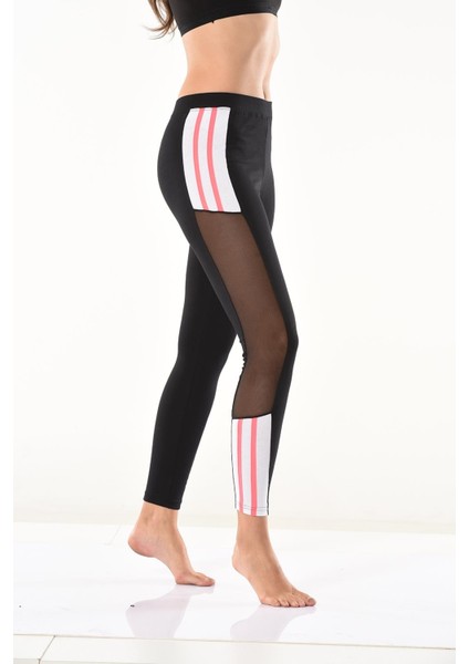 Beruflic Transparan Detaylı Şeritli Kadın Tayt 0584 fiyatları