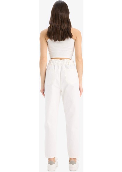 Paperbag Gabardin Kumaş Pantolon Cepli Standart Paça S2790AZ25SP