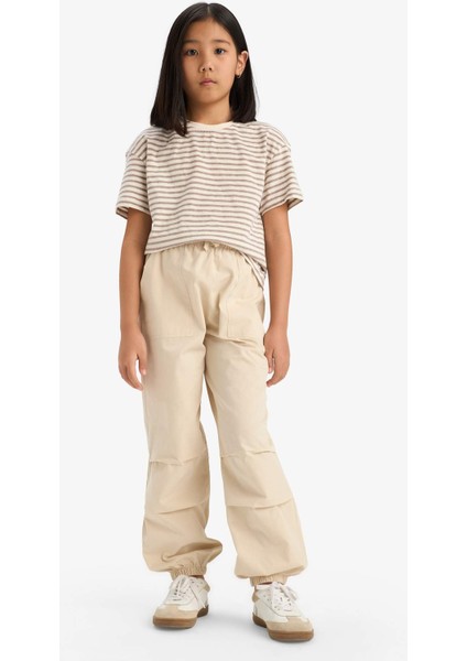 Kız Çocuk Paraşüt Jogger Paça Pantolon E0160A825SM