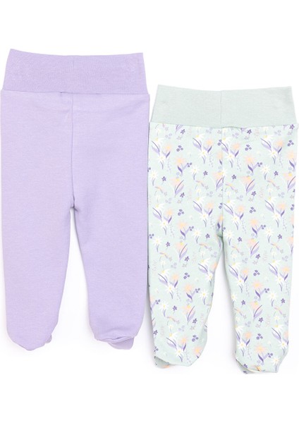 Yenidoğan Geniş Bel Güneş Desenli 2li Patikli Alt Kız Bebek fiyatları