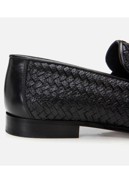 Masters 02ayh303180a100 Erkek Deri Siyah Yumuşak Dokulu Klasik Loafer fırsatları
