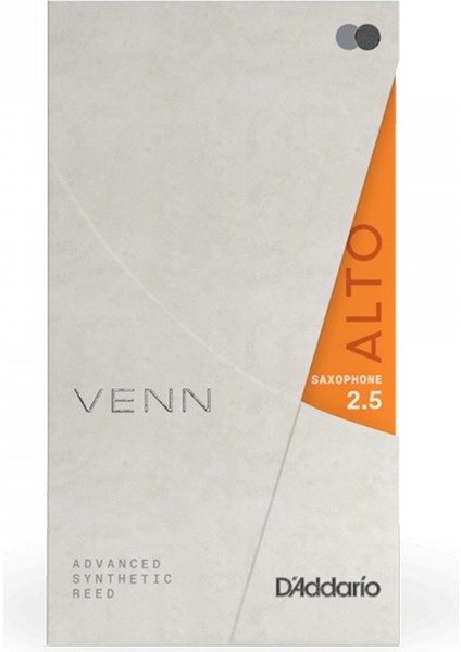 D'Addario Woodwinds VENN G2 Sentetik Alto Saksafon Kamışı No:2,5