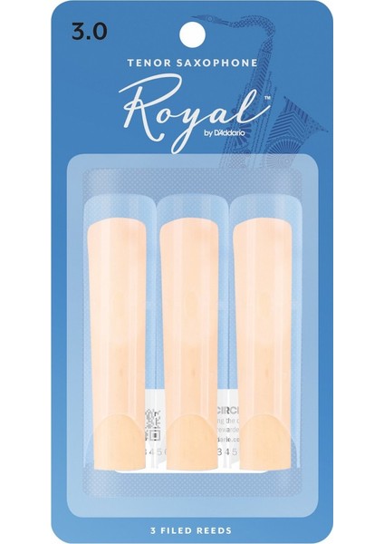 D'Addario Woodwinds Royal RKB0330 Tenor Saksafon Kamışı (3 lü) No