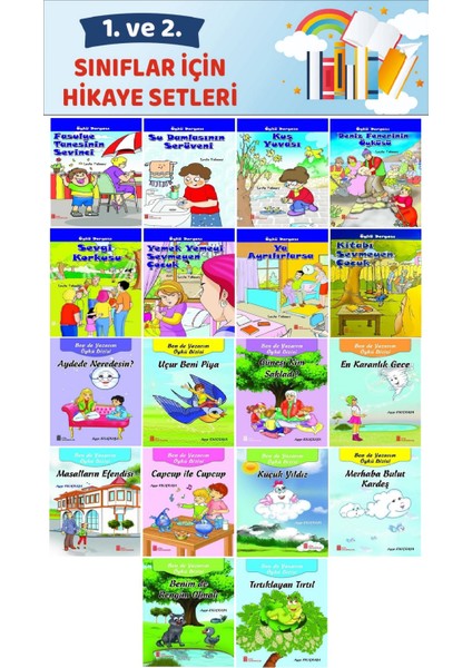 2.ve 3.sınıflar Için Hikaye Seti (18 Kitap)