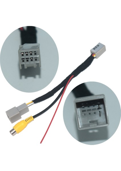 Araba Dikiz Kamera Rca Video Ters Kamera Dönüştürme Kablosu Adaptörü Mitsubishi Outlander Için Asx Gf Gg Zj (Yurt Dışından)
