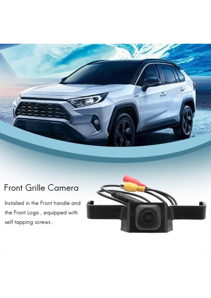 Ccd Araba Ön Izgara Kamera Ön Görünüm Park Logosu Kamera Gece Görüş Toyota Rav4 2020 Için (Yurt Dışından) modelleri