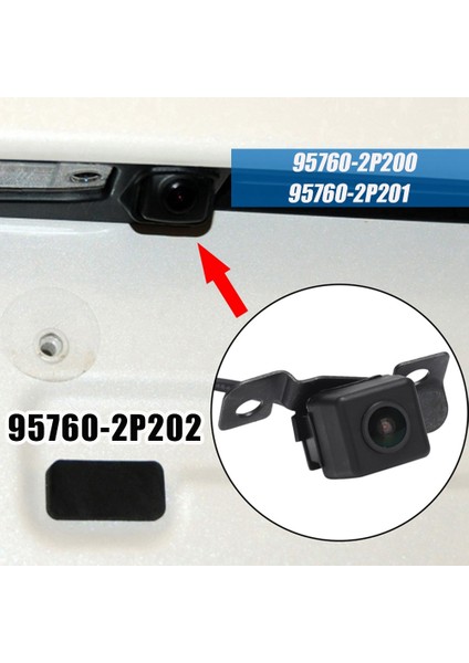Araba Dikiz Kamera Ters 95760-2P200 Kia Sorento 2009-2012 Için Park Yardımı Geri Görüş Kamerası 957602P200 957602P201 (Yurt Dışından)
