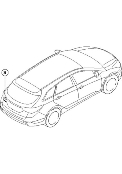 95760-3Z002 Araç Dikiz Kamera Düzeneği 95760-3Z000 3Z001 Hyundai I40 I40 2011-2014 Rezerv Park Yardımı Kamera (Yurt Dışından)