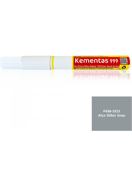 Tam Örtücü Rötuş Kalemleri F436-1013 Alux Silber Grau Tam Örtücü Rötuş Kalem