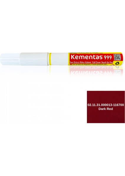 Tam Örtücü Rötuş Kalemleri 02.11.31.000013-116700 Dark Red rötuş Kalemi