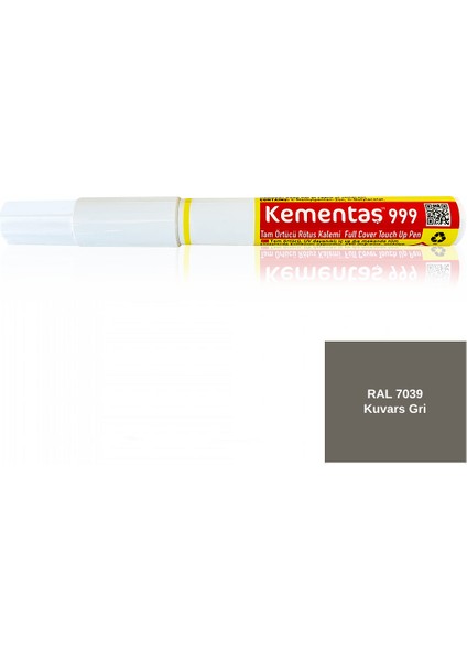 Tam Örtücü Rötuş Kalemleri Ral 7039 Kuvars Gri Tam Örtücü Rötuş Kalemi
