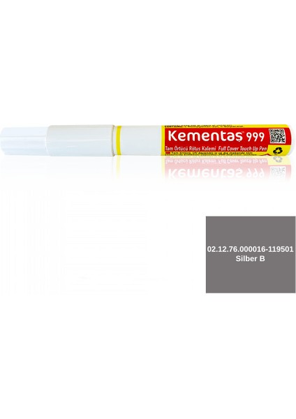 Tam Örtücü Rötuş Kalemleri 02.12.76.000016-119501 Silber B Tam Ör.rötuş Kalem