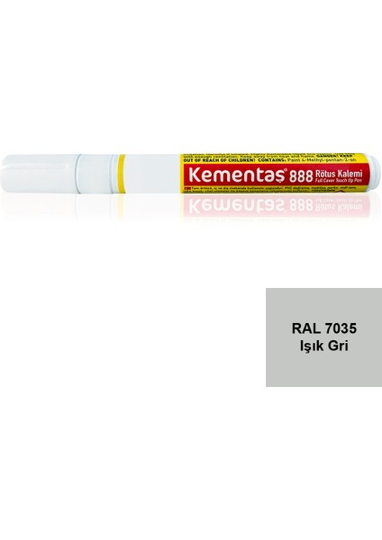 Ral 7035 Işık Gri Tam Örtücü Rötuş Kalemi Tam Örtücü Rötuş Kalemleri