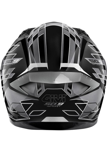 Gıvı 50.9 Assault Siyah-Tıtanıum-Gri Kask