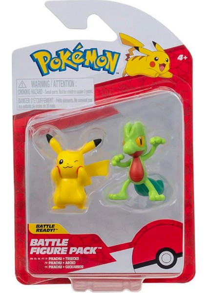 Battle Figür Pikachu ve Treecko PKW3593