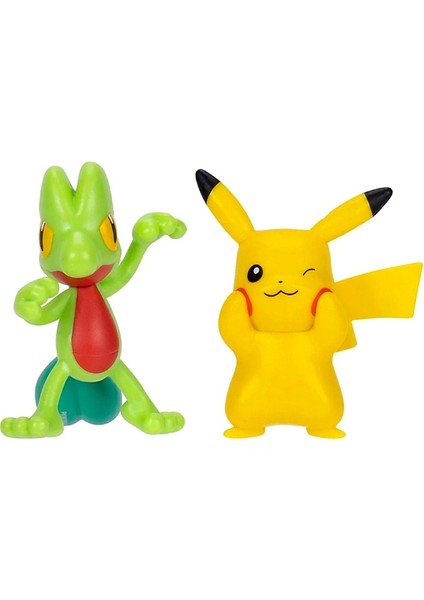 Battle Figür Pikachu ve Treecko PKW3593