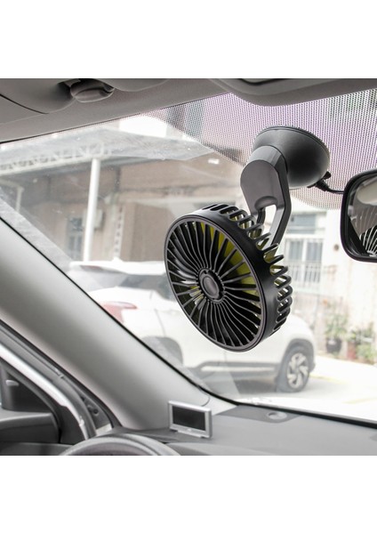 Evrensel Büyük Rüzgar Üç Hız Kontrol USB Araba Fanı USB Araba Fanı Vantuz Araba Koltuğu Arka Tek Kafa Araba Fanı 12V 24V (Yurt Dışından) modelleri