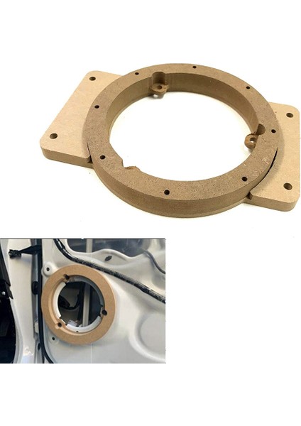 Araba Hoparlörü Spacer Ahşap Hoparlör Bağlar Suzuki Jimny Için JB64 JB74 2018-2020 Araç Ses Korna Tamir Halkaları Mat Montaj (Yurt Dışından) fiyatları