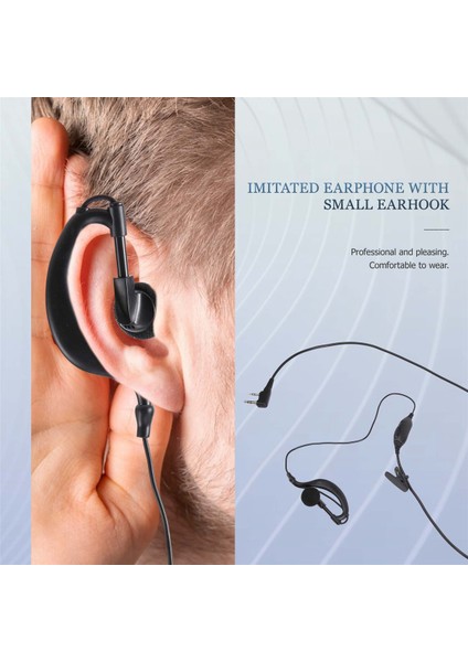 Kenwood Radyo Siyah Için Güvenlik Earhanger Kulaklık Kulaklık Kulaklık (Yurt Dışından) fırsatları