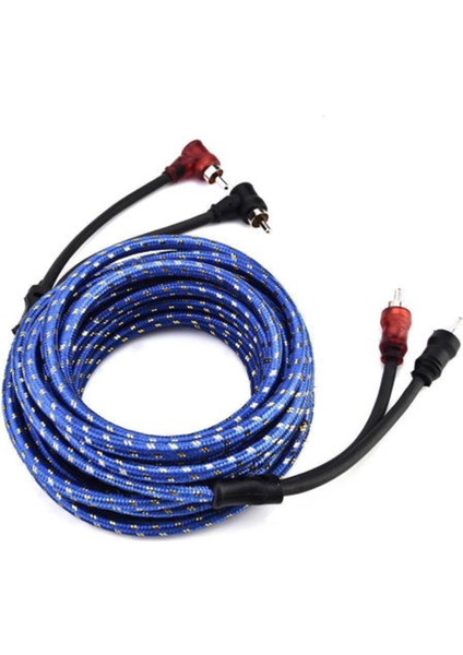 M 2 Rca 2 Rca Fiş Araba Stereo Ses Kablosu Amplifikatör Örgülü Alet (Yurt Dışından) modelleri