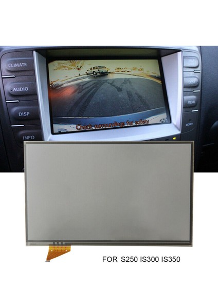 Lexus Is Gs Rx Prius IS250 IS350 Isf Mfd Radyo Navigasyon Için 7.3 Inç Dokunmatik Ekran Panel Cam Sayısallaştırıcı (Yurt Dışından) modelleri