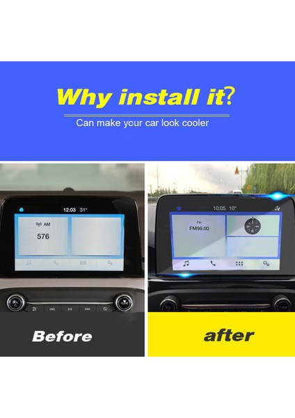 Ford Focus Mk4 Için 8 Inç Araba Gps Navigasyon Ekran Koruyucu Film Temperli Cam Filmi (Yurt Dışından) modelleri