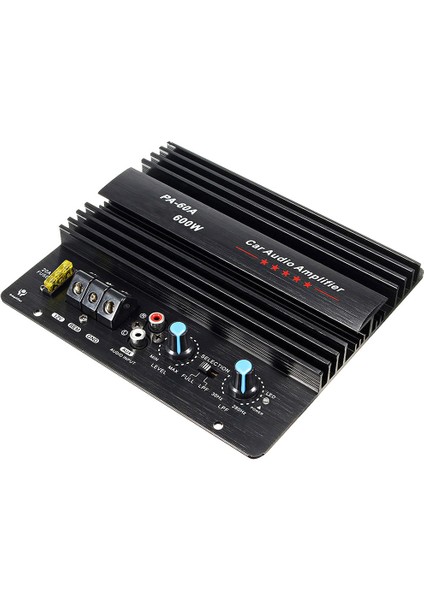 12V 600W Araba Amplifikatörü Kurulu PA-60A Subwoofer Devre Modülü Araba Güç Amplifikatörü, Siyah (Yurt Dışından)