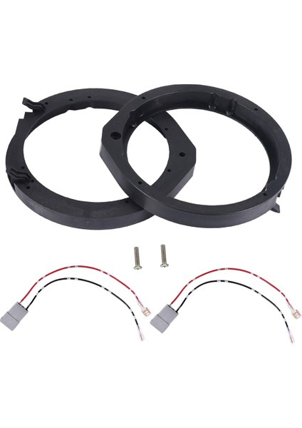 2 Adet 6.5 Inç Araba Korna Contası Araba Hoparlör Adaptörü Kablo Demeti ile Honda Civic Accord Cr-Z Insight 2006-2011 (Yurt Dışından) fiyatları