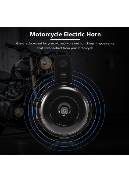 Araba Motosiklet Kamyon Araç Için 6V Siyah Dağı Elektrikli Korna (Yurt Dışından) fiyatları
