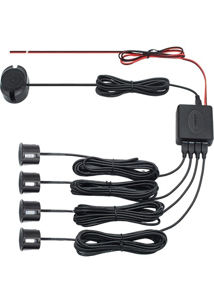 Geri Vites Radarı Ayarlanabilir Ses Buzzer Sensörü Park Asistanı Araba Malzemeleri Evrensel (Yurt Dışından)