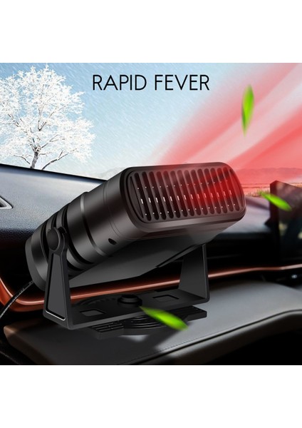 Taşınabilir Isıtma Soğutma Fanı Oto Araba Isıtıcı Buz Çözücü Buğu Çözücü 200 W Isıtıcı Ön Cam 360 Derece Rotasyon 24 V (Yurt Dışından) fiyatları