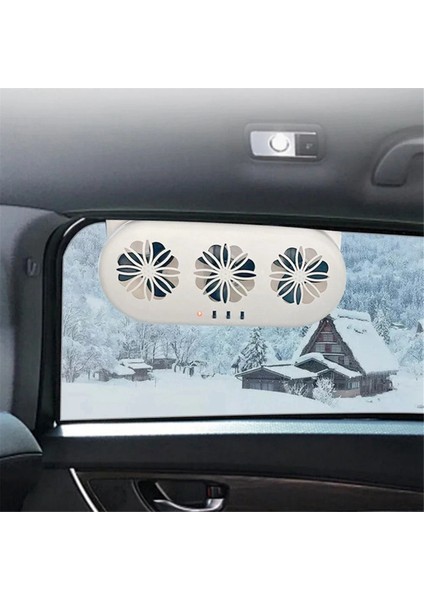Araba Egzoz Fanı Güneş Enerjili ve USB Şarjlı Pencere Vantilatörü 3 Fan Ön Arka Iç Radyatör Soğutma Sistemi A (Yurt Dışından) modelleri