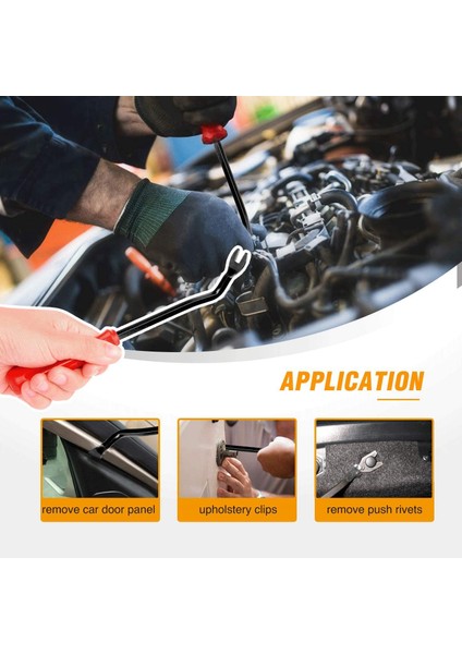 100 Adet Plastik Perçinler Raptiye Çamurluk Tampon Itme Klipleri W/sökme Aracı Honda Ford Chrysler Toyota Için (Yurt Dışından) indirimleri