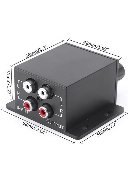 Yeni Araba Güç Amplifikatörü Ses Regülatörü Bas Subwoofer Ekolayzer Crossover Denetleyici 4 Rca Hat Seviyesini Ayarlamak Ses Amplifikatörü (Yurt Dışından)