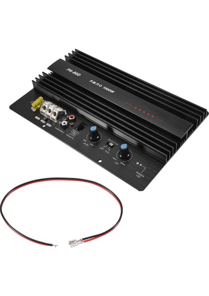 12V 1000W Mono Araç Ses Güç Amplifikatörü Güçlü Bas Subwoofer Amp PA80D (Yurt Dışından)