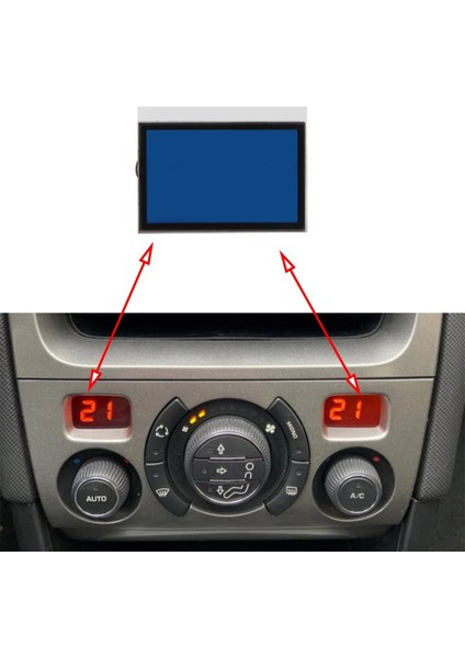 1 Adet Araba Acc Ekran Klima Bilgi Ekranı Piksel Onarımı Peugeot 308 308CC 2007-2013 (Yurt Dışından) fiyatları