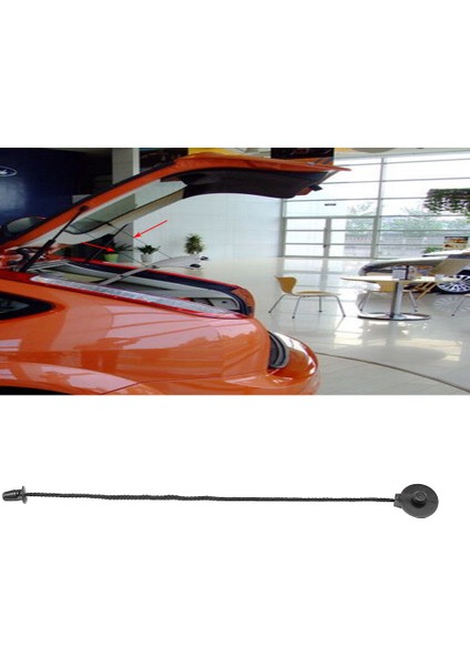 Araba Arka Bagaj Depolama Paketi Tepsi Bağlama Kayışı Paket Raf Ipi BM51A46538AA Ford Focus Hatchback 2012-2017 Için (Yurt Dışından)