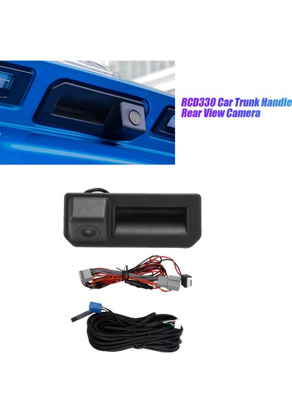 RCD330 Araba Gövde Kolu Arka Görüş Kamerası Audi A3 S3 A4L/TIGUAN Touran Passat Mqb Pq Mıb Dinamik Yörünge Kamera (Yurt Dışından)
