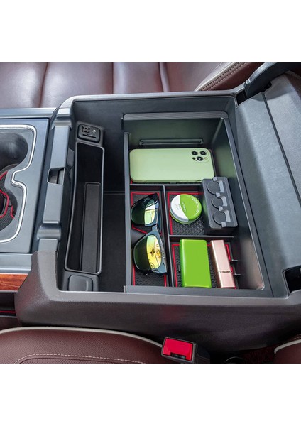 Chevy Silverado/gmc Sierra 2014-2018 ve Chevy Tahoe Suburban/gmc Yukon 2015-2020 Orta Konsol Düzenleyici Kutusu Için Uygundur (Yurt Dışından)
