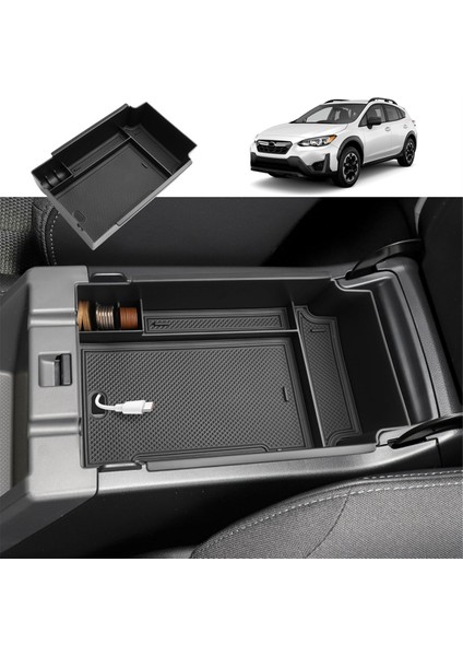 Subaru Crosstrek 2024 Için Merkezi Konsol Organizatör, Kol Dayama Tepsileri Saklama Kutusu Bozuk Para Konteyneri Aksesuarları (Yurt Dışından) fiyatları